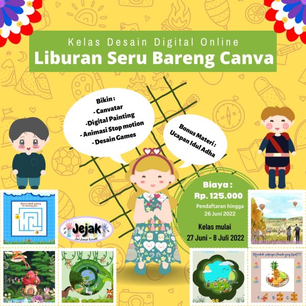 Kelas Liburan Seru Bareng Canva